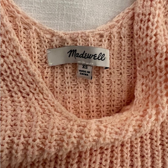 Madewell Peach XS Monterey sweater tank - Picture 5 of 6